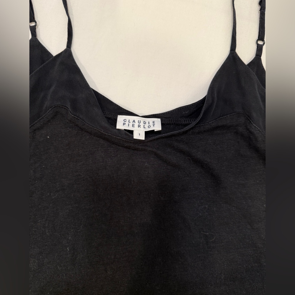 Claudie Pierlot Black Camisole Top